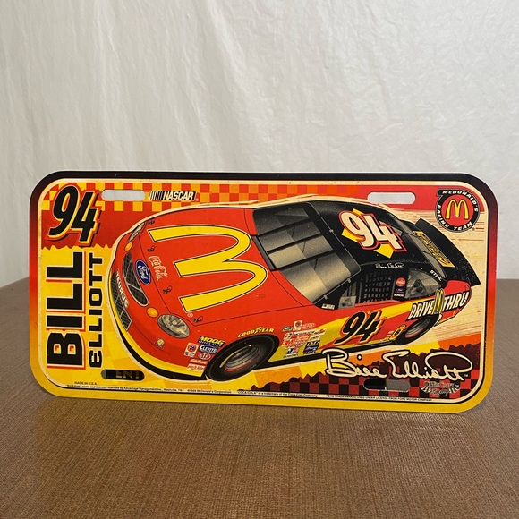 Bill Elliott 1999 McDonalds NASCAR Tag - Picture 3 of 3
